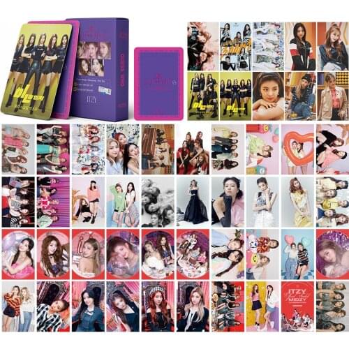 54pcs/set Kpop ITZY Lomo Cards GUESS WHO Photo Album Cards K-POP ITZY Postcard New Arrivals