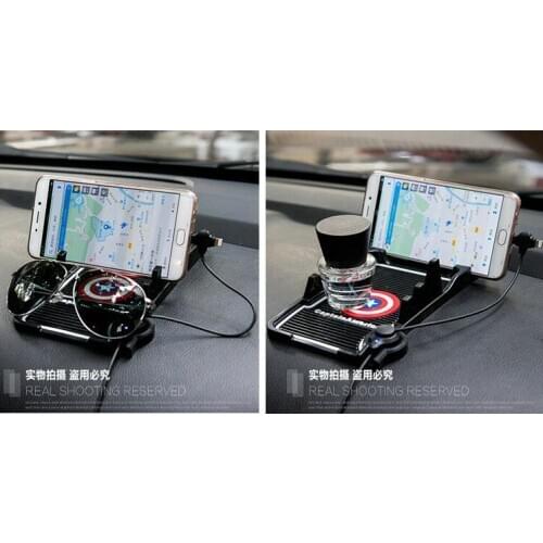 Car Molding Charger Anti Slip Pad For Toyota RAV4 3 4 Sequoia Venza Will VS Highlander 2 3 C-HR 4runner 5 Yaris iA 3 Accessories