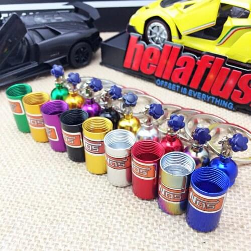 CNC Aluminum Scale Turbo Simulation NOS Nitrous Oxide Bottle 7g for 1/10 Rc Car