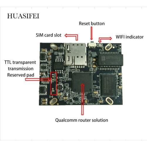 HUASIFEI Q-880A QCA9531-BL3A 2.4G 300Mbps support VPN Openwrt/OS system DDR2 64MB RAM， FLASH SPI 16MB 2.4GHz 1WAN 1LAN