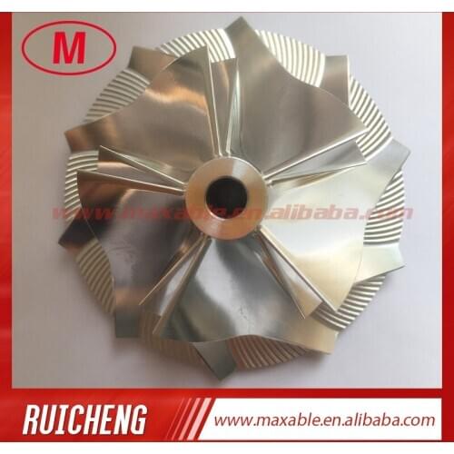 HX35 3599649/4035699 53.91/78.00mm 5+5 blades high performance billet/milling/aluminum 2618 compressor wheel