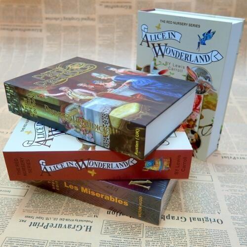 Multiple simulation books mini safe hidden security lock cash coin storage jewelry key cabinet childrens gift money box