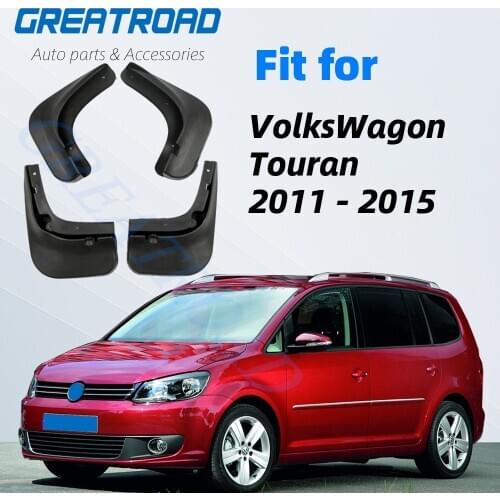 Set Car Mud Flaps For VW Touran 2011 - 2015 Mudflaps Splash Guards Mud Flap Mudguards Fender Front Rear Styling 2012 2013 2014