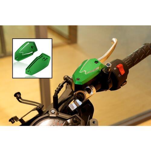CNC Front Fuel Brake Fluid Reservoir Cover Tank Cap For Kawasaki Z800 Z900 Z650 Ninja 650 Z 800 900 650 2013 2014 2015 216 2017