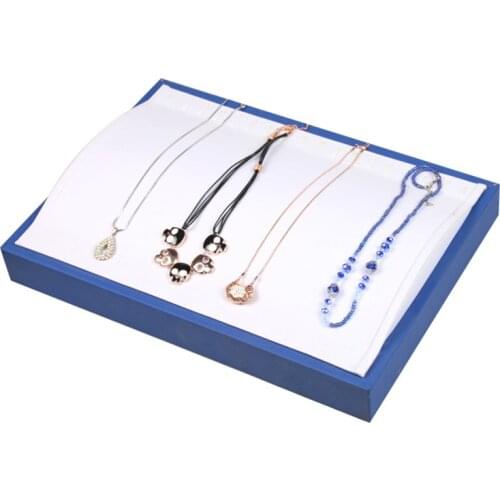 Fashion PU Leather Jewelry Display Stand Necklace/Pendant Bust Holder Jewelry Expositor Showcase Jewelry Organizer Holder