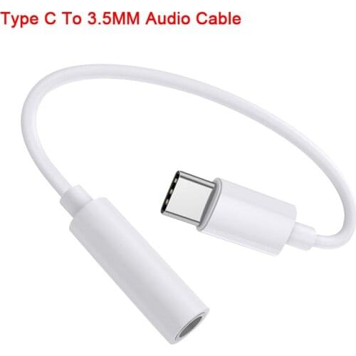 New For Type C To 3.5MM Audio Cable Headphone Adapter With DAC Digital Usb-C Jack Converter For Google Pixel 5 4 4XL 3 3XL 2 2XL