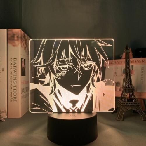 Mikaela Hyakuya Led Night Light Seraph of The End for Bedroom Decor Gift Nightlight Anime 3d Lamp Mikaela Seraph of The End