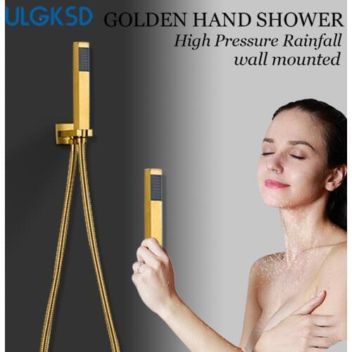 ULGKSD Free Shipping Hand Shower Head W/ Shower Hose Bathroom Accessories Para Bath Water Filter Mixer Taps Plastic Spray