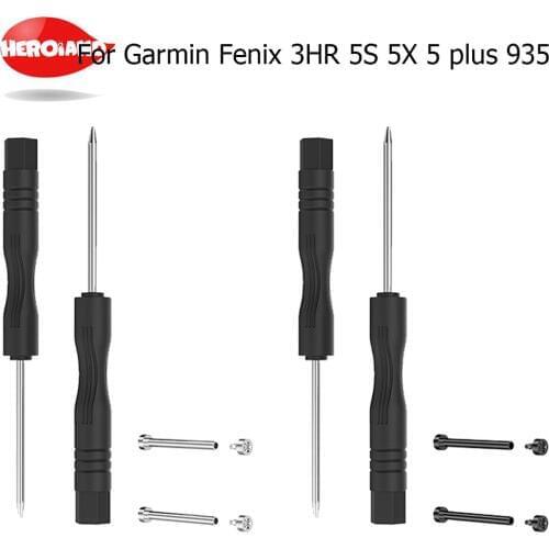 Screws heart rate watch strap screw rod strap watch accessories for Garmin Fenix 3 3 HR Fenix 5S 5X 5 plus Forerunner 935 Tool