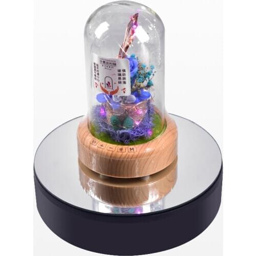 19cm diameter rotating display stand 6KG load jewellery and various products display rotating disc