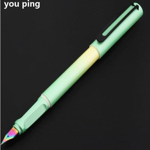 High Quality 6056 Green Colour School Supplies Student Office Stationary Fountain Pen Ink