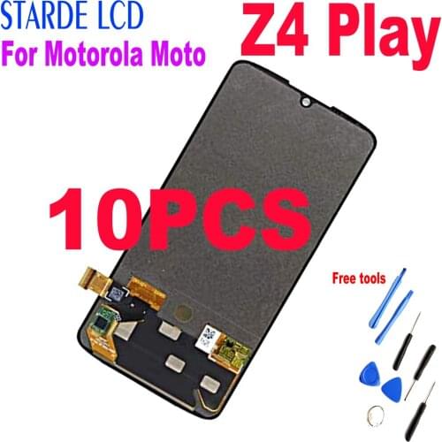 10PCS LCD For Motorola Moto Z4 Play LCD Display Touch Screen Digitizer Assembly For Moto Z4play LCD Display z4 play lcd