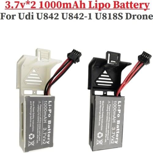 1/2/3pcs 7.4 V 1000 MAH Li-Po battery for Udi U842 U842 U842 U842-1 U818S RC Quadcopter Helicopter Drone Accessories