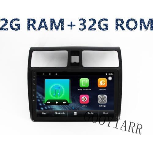 1din 10inch car radio quad-core Android multimedia Player for Suzuki Swift2005 2006 2007 2008 2009 2010 with stereo BT FM