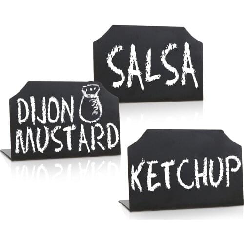 A6 Table Message Stand Blackboard Small Price Display Menu Stand POP Desk Sign Hand Writing Blank Message Board Signage Rack