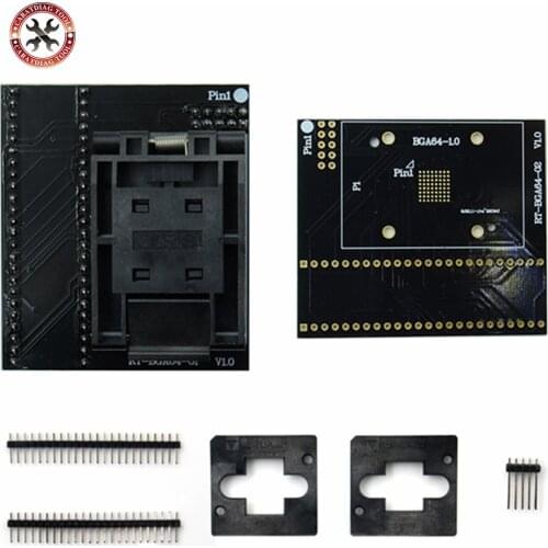 BGA64 Special EMMC Adapter For RT809H Programmer RT-BGA64-01 Socket 1.0mm spacing frame 11*13mm Original Free Shipping