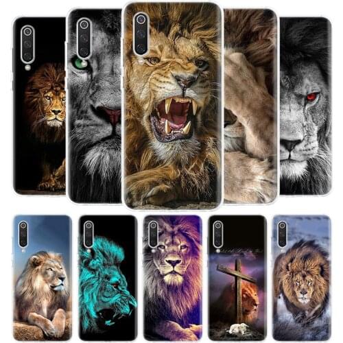 Lion Alpha Male Cub Cover Phone Case For Xiaomi Mi Note 10 11 9 8 10T 9T CC9 A1 A2 A3 5X 6X Poco F1 X3 F2 Pro Lite Coque