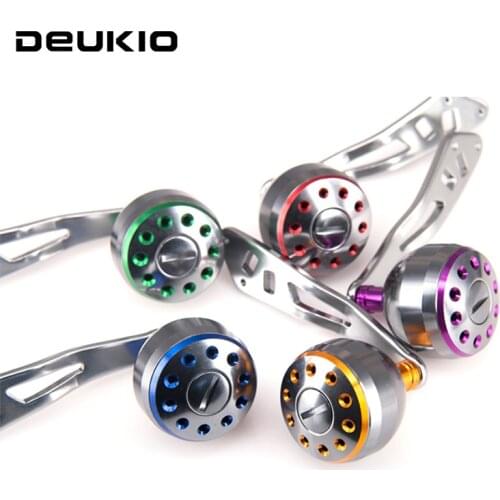 DEUKIO Fishing Reel Handle Alloy Material Wheel Rocker Suit 38MM Fishing Knob for Shimano Daiwa ABU Garcia Bait Casting Reel DIY