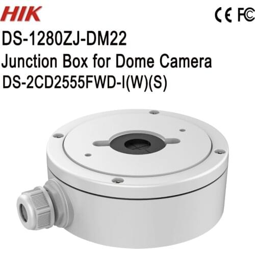 DS-1280ZJ-DM22 Original Hik Junction Box for Mini dome camera DS-2CD2555FWD-IS DS-2CD2555FWD-IWS CCTV Bracket CCTV Wall Mount