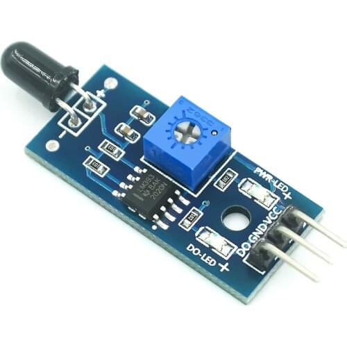 IR Flame Sensor Module Detector Smartsense For Temperature Detecting Suitable