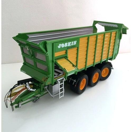 Diecast 1:32Scale Joskin Silo Cargo Crops Han Agricultural Machinery Tractor Trailer Truck Model Collection Gift Toys for Boys