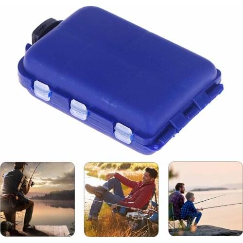 Premium 10 lattices Mini Storage Box Fishing Tackle Box Gadget Box Pesca Fishing Accessories Fishing Bait Spoon Hook Bait Box