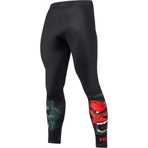 Mens Compression Pants Running Tights Men Fitness Skinny Sports Leggings Elastic Gym Training Pants Trousers Male Leggins Hombre
