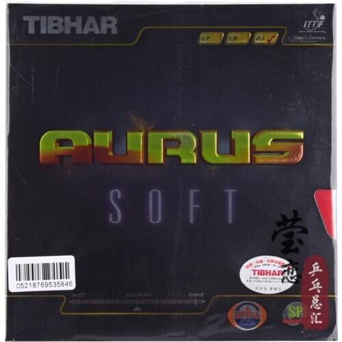 Original Tibhar Aurus Soft pimples in table tennis rubber fast attack with loop table tennis rackets racquet sports