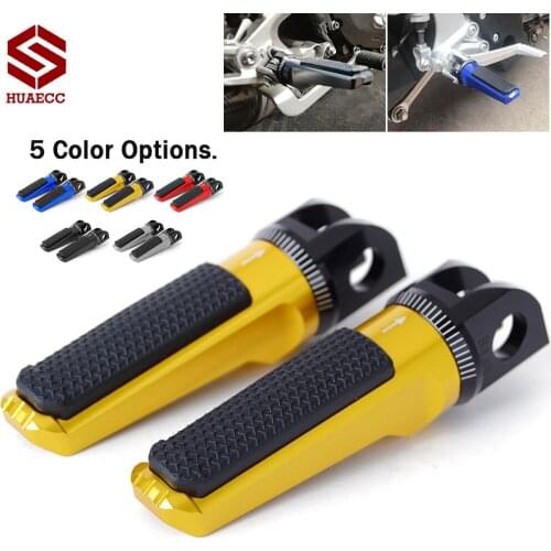Motorcycle Front Rider Foot Pegs Pedals Footrests for Kawasaki ER6N ER6F Z650 Z900 Z900RS VERSYS 650 1000 Z300 Z125 Z250SL