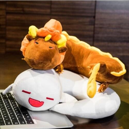 Genshin Impact U-shaped Pillow Plush Toy Hu Tao ghost Moraxs Kawaii Stuffed Plushie Office Accessories Plush Toys birthday Gifts