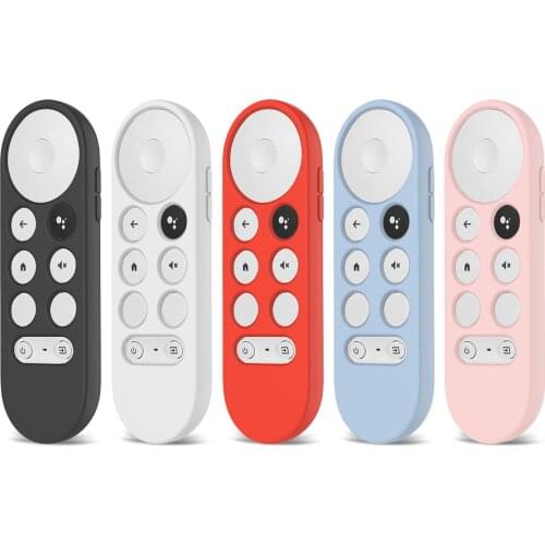 Silicone Case For Chromecast For Google TV 2020 Voice Remote Shockproof Protective Cover For 2020 Chromecast Voice Remote