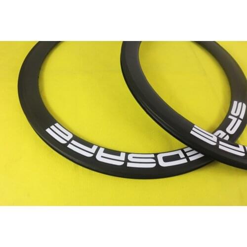 Speedsafe 700C 60mm carbon fiber clincher 23mm width 3K glossy matte 16H 18H 20H 24H 28H road bicycle rims V brack