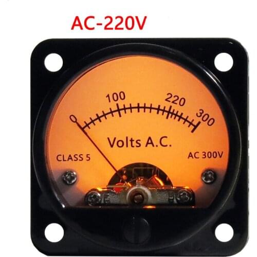 SO-45 Amplifier Chassis Tube Amplifier AC Voltmeter with LED Backlight Fever Audio Power Amplifier Power Filter Voltmeter