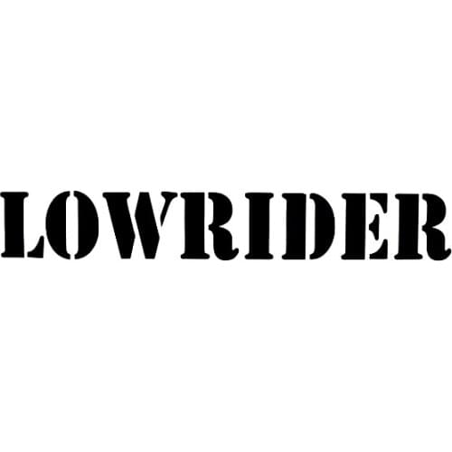 2.5x16cm wide Cutting Sticker Lowrider Text Decal Vinyl Car Sticker Funny Pattern Low Rider Design Waterproof New TA111
