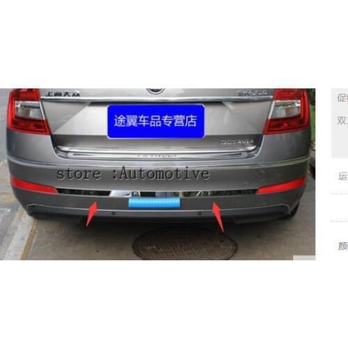 High quality stainless steel Rear Trunk Lid Cover Trim For 2014 2015 2016 2017 for Skoda Octavia A7