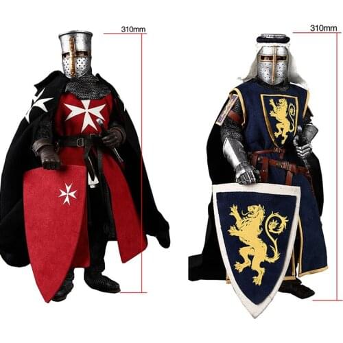 1/6 MALTA KNIGHTS HOSPITALLER and LION KNIGHTS TEMPLAR FP006 Action Figure Model Full Set Toy for Collection In Stock