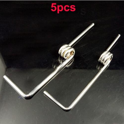 5PCs Diamter 3mm 4mm Landing Gear Spring Steel Wire Shaft D3x33x121mm D4x40x135mm Fittings For RC Fixed Wing Gilder