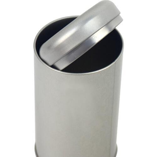 Xin Jia Yi Packaging Silver Stamping Round Tube 250g Aluminum Jar Cookies Tin Box
