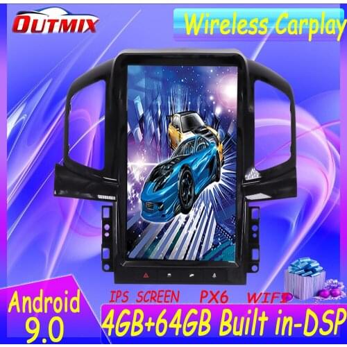 Tesla style Android 9.0 car GPS navigation For Chevrolet Captiva 2012-2017 Auto Radio Stereo Head Unit Recorder Vertical Screen