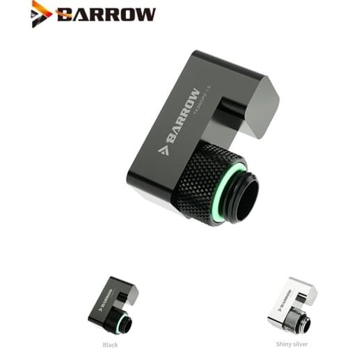 Barrow G1/4" 360 Rotary Offset Computer Case Water Cooling Connector Suitable Distance Less Or Equal To 15mm Adapter,TX360PZ-15