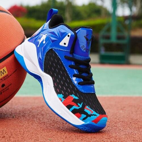 New Boys Basketball Shoes Mesh Shoe Gym Sport Boot Boys Basket Homme Tenis Masculino Feminino Kids Running Sneaker Walking shoes