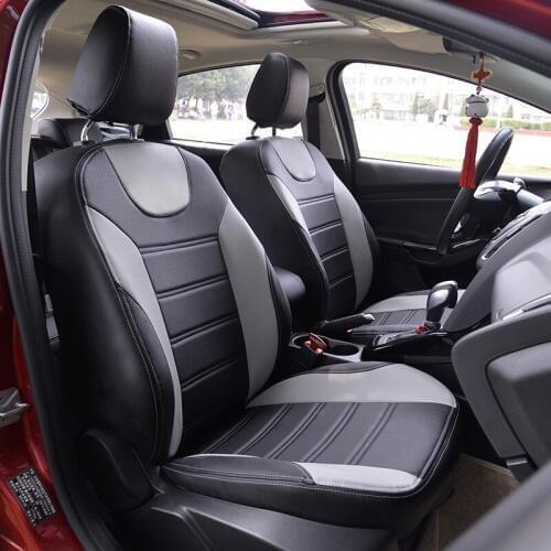 Car seat covers cushion set customied 5-seat mats leather pads special for Citroen QUATRE Triomphe elysee Picasso C2 C4 C5 C4L