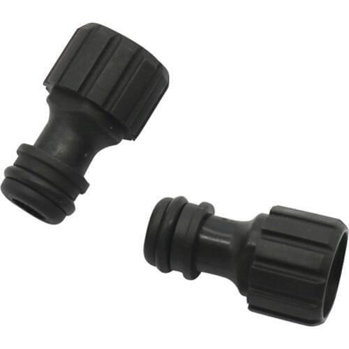 18mm External Thread Diaphragm Pump Nipple Joints Garden Water Connectors Garden Irrigation Car washer Pipe Connection Tool 5Pcs