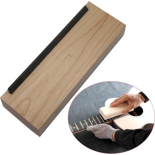 Bakelite Guitar Fret Crowning Luthier File American Hard Maple Iron Narrow Dual Cutting Edge Tool Professional Tools