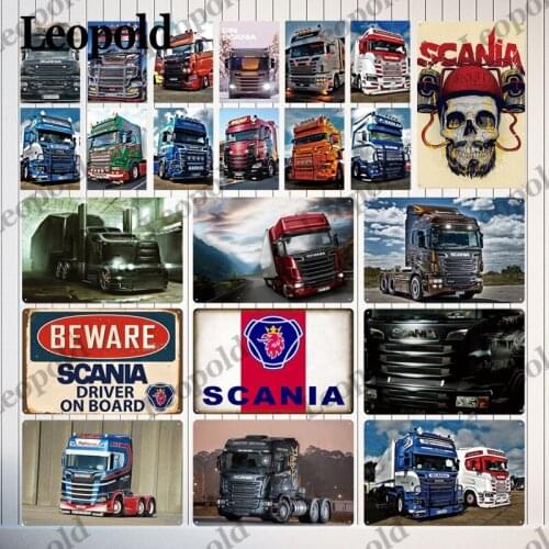 Plaque Metal Vintage Truck Head Series Retro Picture Spray Paint Garage Wall Home Decoration
