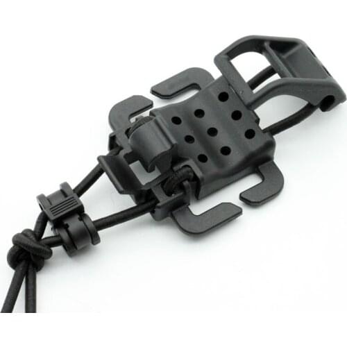 Outdoor Tactics Strap Buckle Round/Oval Handle Flashlight, Cane, Axe