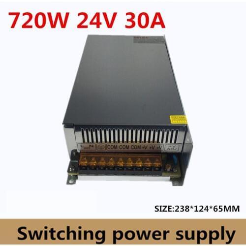 720W 24V 30A Switching Power Supply DC 24V Voltage Transformer for Led Strip LED light display billboard industrial equipment