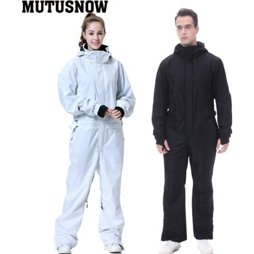 2020 New Jumpsuit Women Snowboarding Waterproof High Quality Men One Piece Ski Suit Jacket And Pants Winter Outdoor Snow Suits