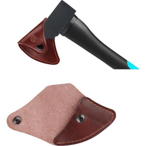 Axe Head Sheath Leather Outdoor Camping Axe Case Durable And Wear-resistant For Outdoor Work Camping