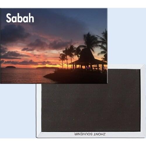 Sabah Vietnam in the sunset 24497 Fridge Magnet